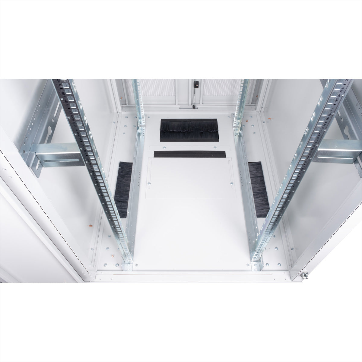 ROLINE Pro – 19" Netzwerkschrank 42U, IP20, abschliessbar, 800 × 1000 × 1970 mm, lichtgrau, Stahl