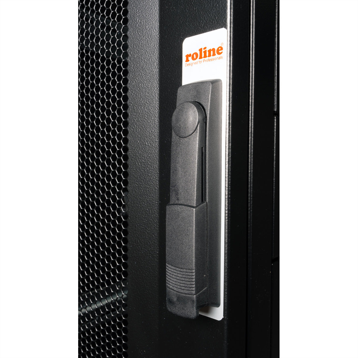 ROLINE Pro – 19" Netzwerkschrank 42U, IP20, abschliessbar, 600 × 1000 × 1970 mm, schwarz, Stahl