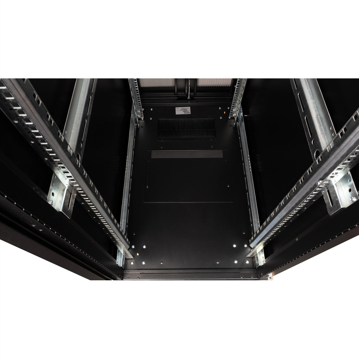 ROLINE Pro – 19" Netzwerkschrank 42U, IP20, abschliessbar, 600 × 1000 × 1970 mm, schwarz, Stahl