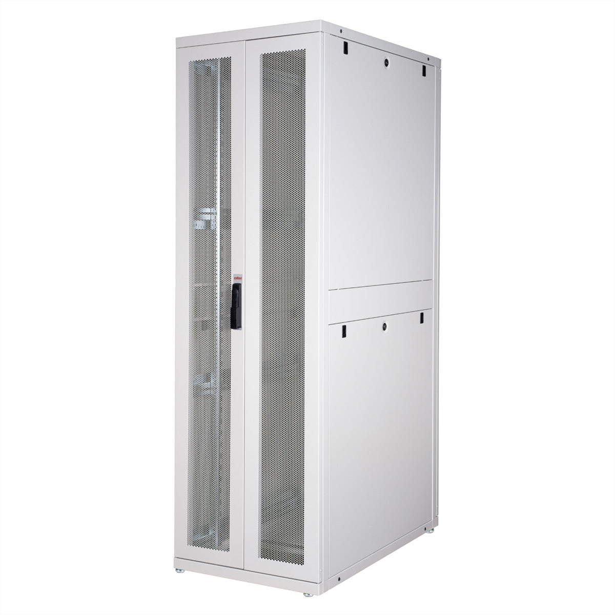 ROLINE Pro – 19" Netzwerkschrank 42U, IP20, abschliessbar, 600 × 1000 × 1970 mm, grau, Stahl