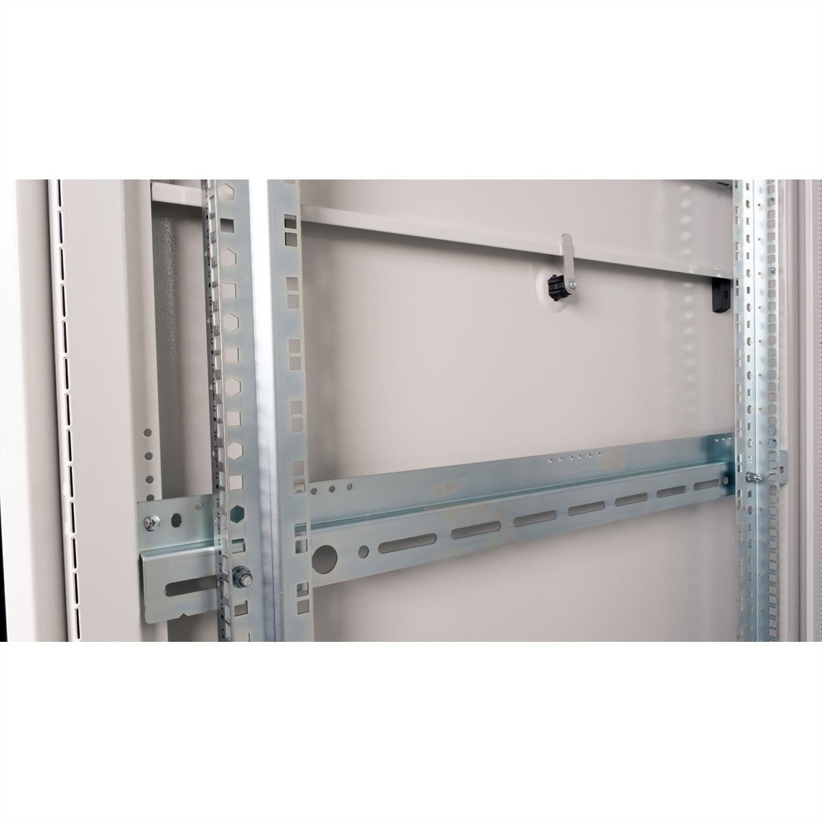 ROLINE Pro – 19" Netzwerkschrank 42U, IP20, abschliessbar, 600 × 1000 × 1970 mm, grau, Stahl
