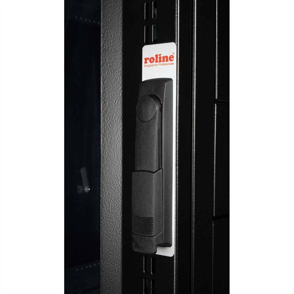ROLINE Pro – 19" Netzwerkschrank 42U, IP20, abschliessbar, 600 × 1000 × 1970 mm, schwarz, Stahl