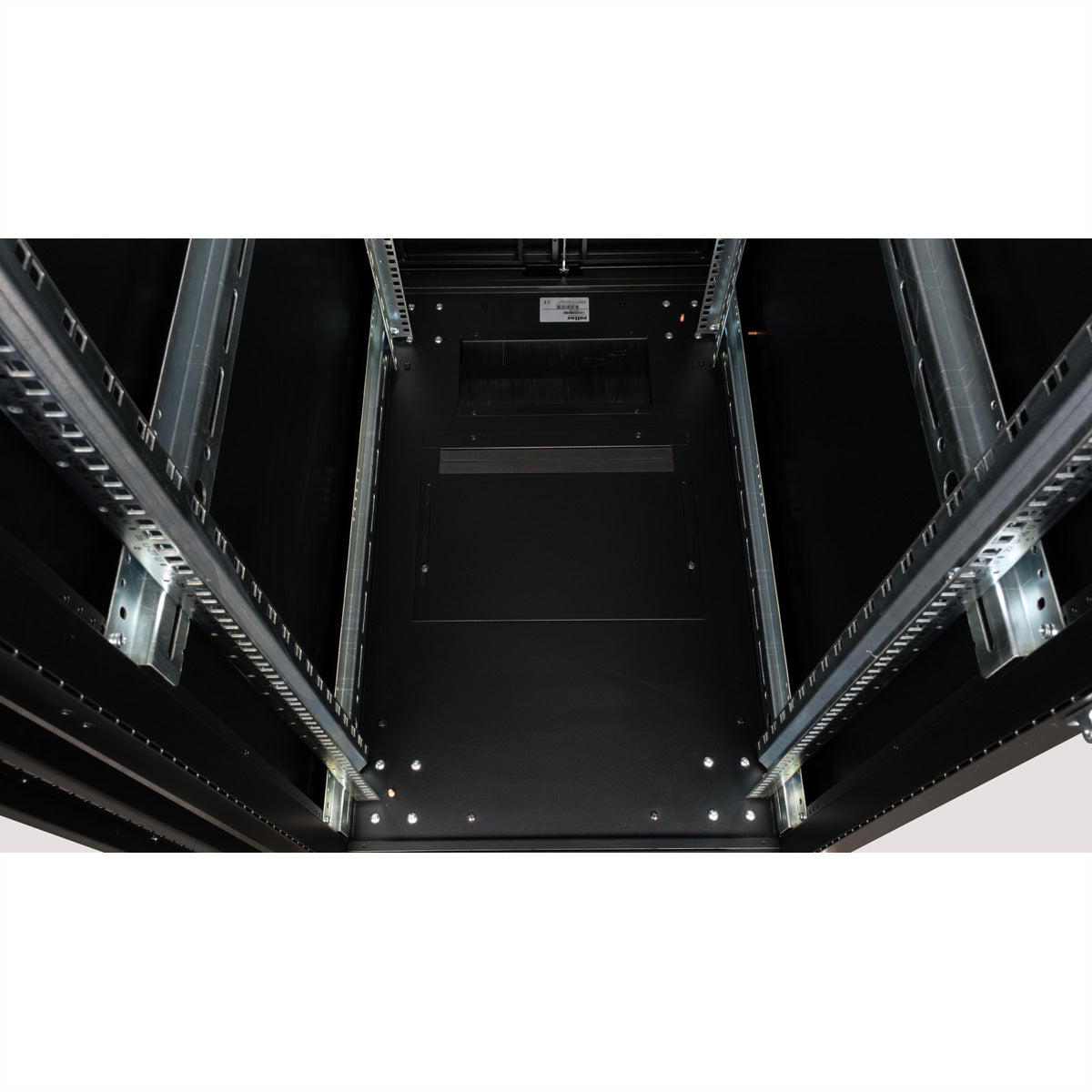 ROLINE Pro – 19" Netzwerkschrank 42U, IP20, abschliessbar, 600 × 1000 × 1970 mm, schwarz, Stahl