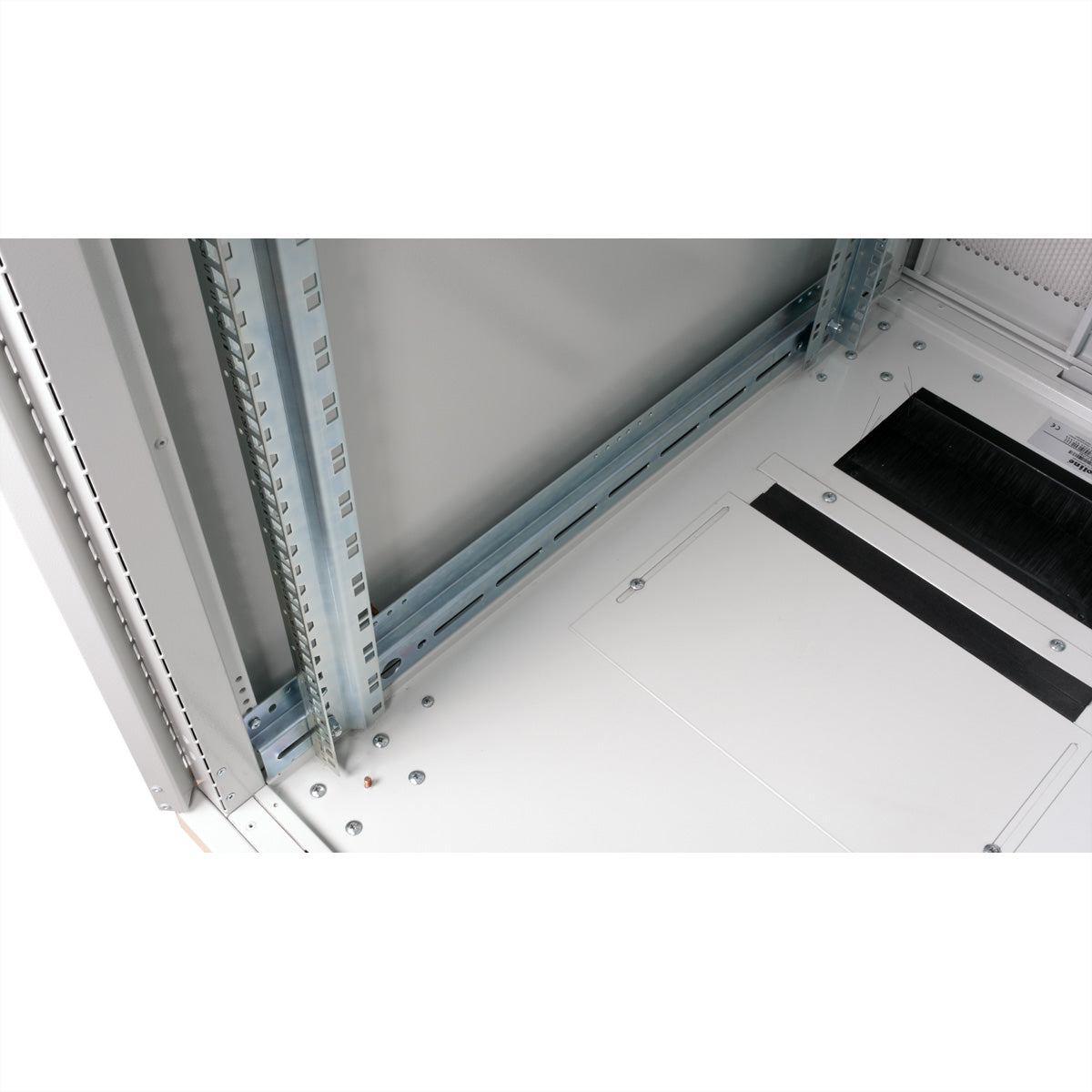 ROLINE Pro – 19" Netzwerkschrank 42U, IP20, abschliessbar, 600 × 1000 × 1970 mm, lichtgrau, Stahl