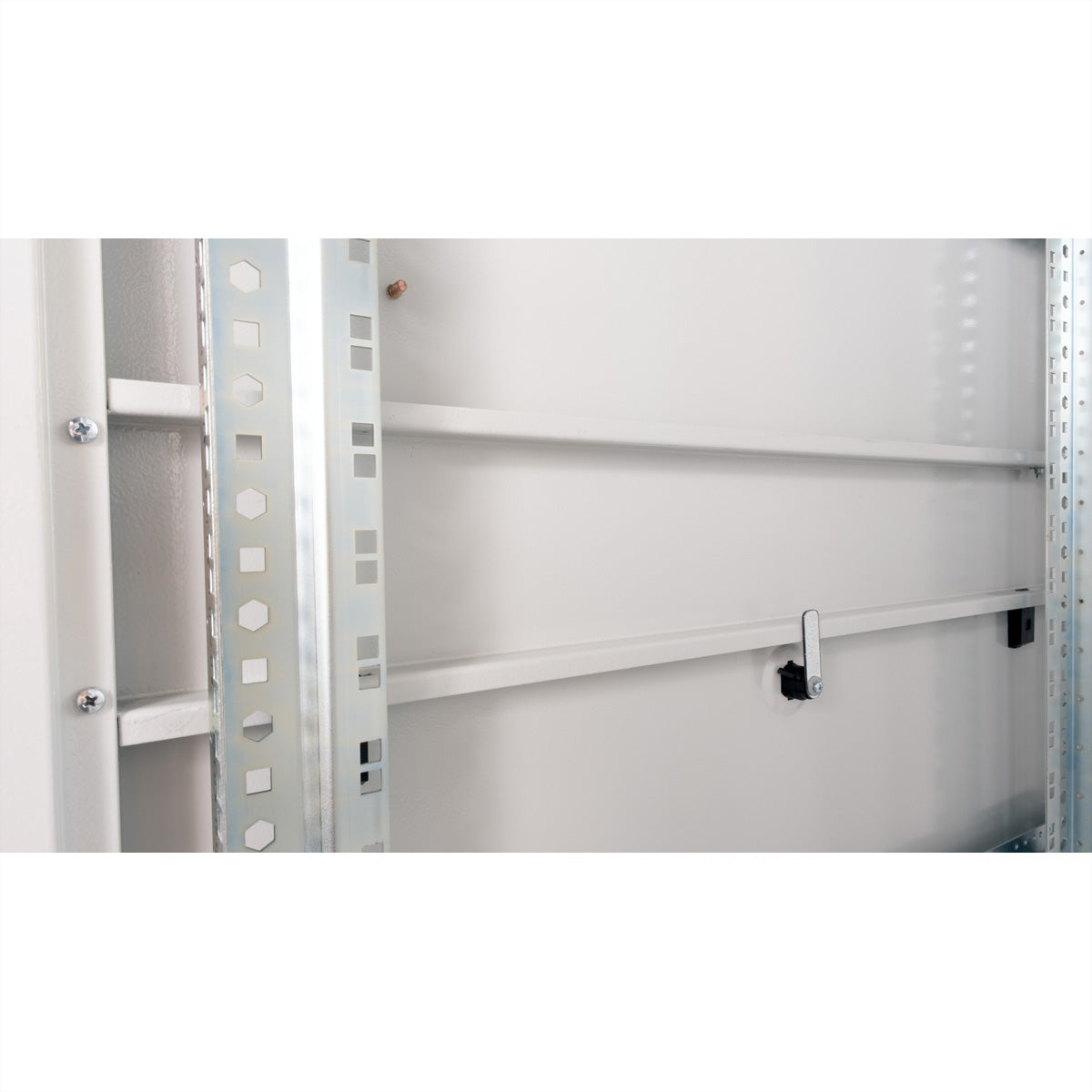 ROLINE Pro – 19" Netzwerkschrank 42U, IP20, abschliessbar, 600 × 1000 × 1970 mm, lichtgrau, Stahl