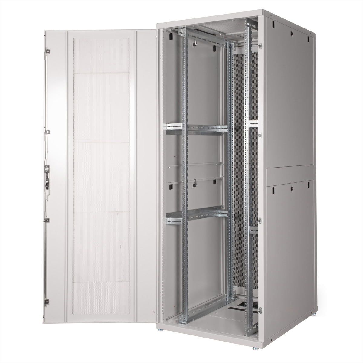 ROLINE Pro – 19" Netzwerkschrank 47U, IP20, abschliessbar, 800 × 1000 × 2194 mm, grau, Stahl