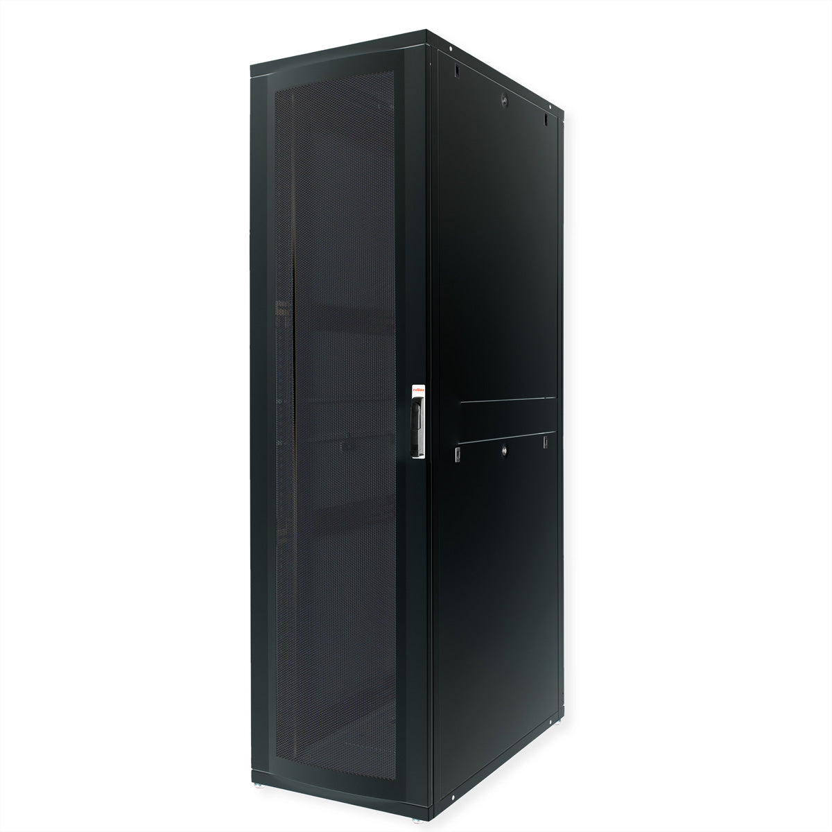 ROLINE Pro – 19" Netzwerkschrank 47U, IP20, abschliessbar, 600 × 1000 × 2194 mm, schwarz, Stahl