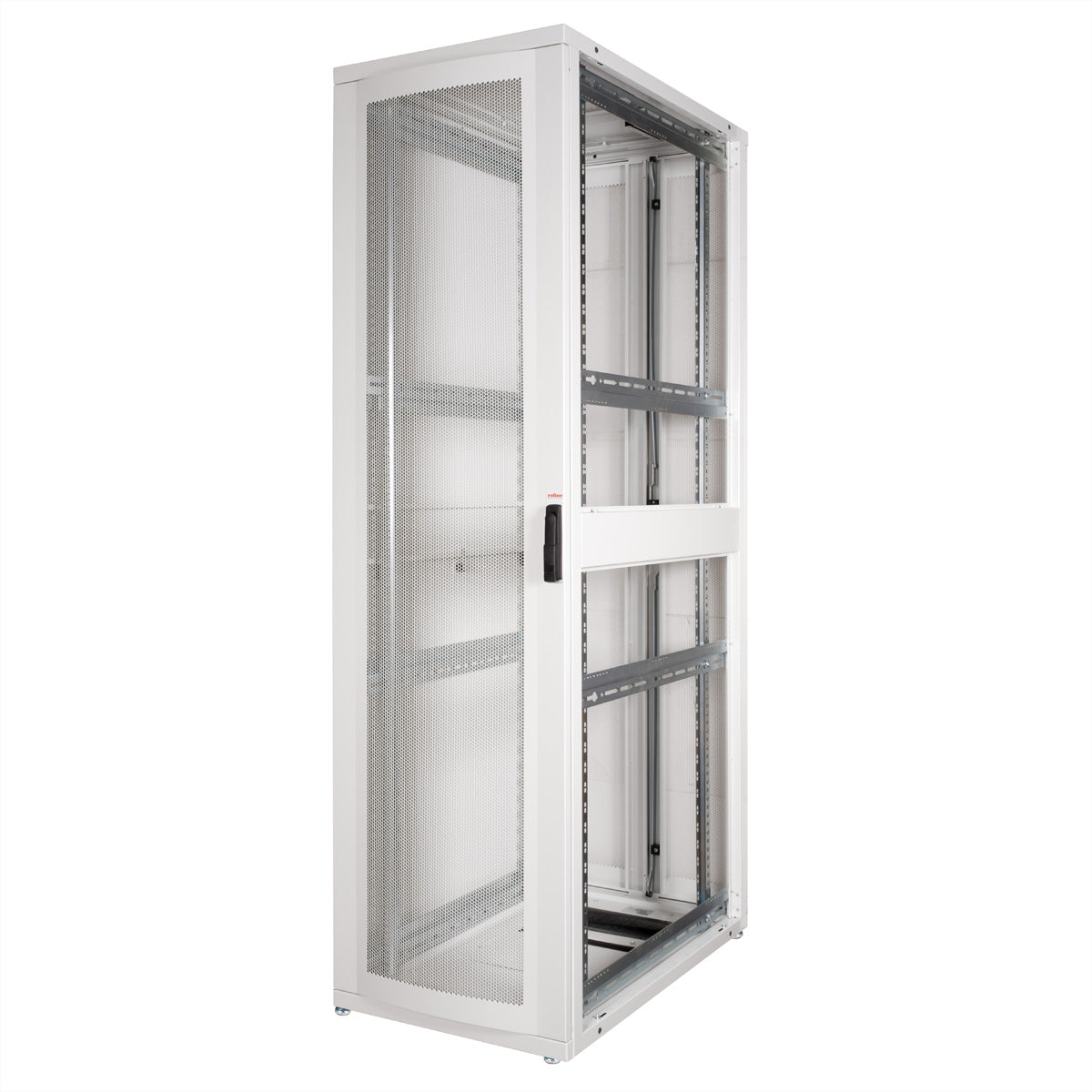 ROLINE Pro – 19" Netzwerkschrank 47U, IP20, abschliessbar, 600 × 1000 × 2194 mm, lichtgrau, Stahl