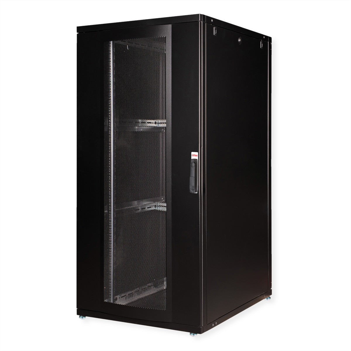 ROLINE Pro – 19" Netzwerkschrank 36U, IP20, abschliessbar, 800 × 1000 × 1705 mm, schwarz, Stahl