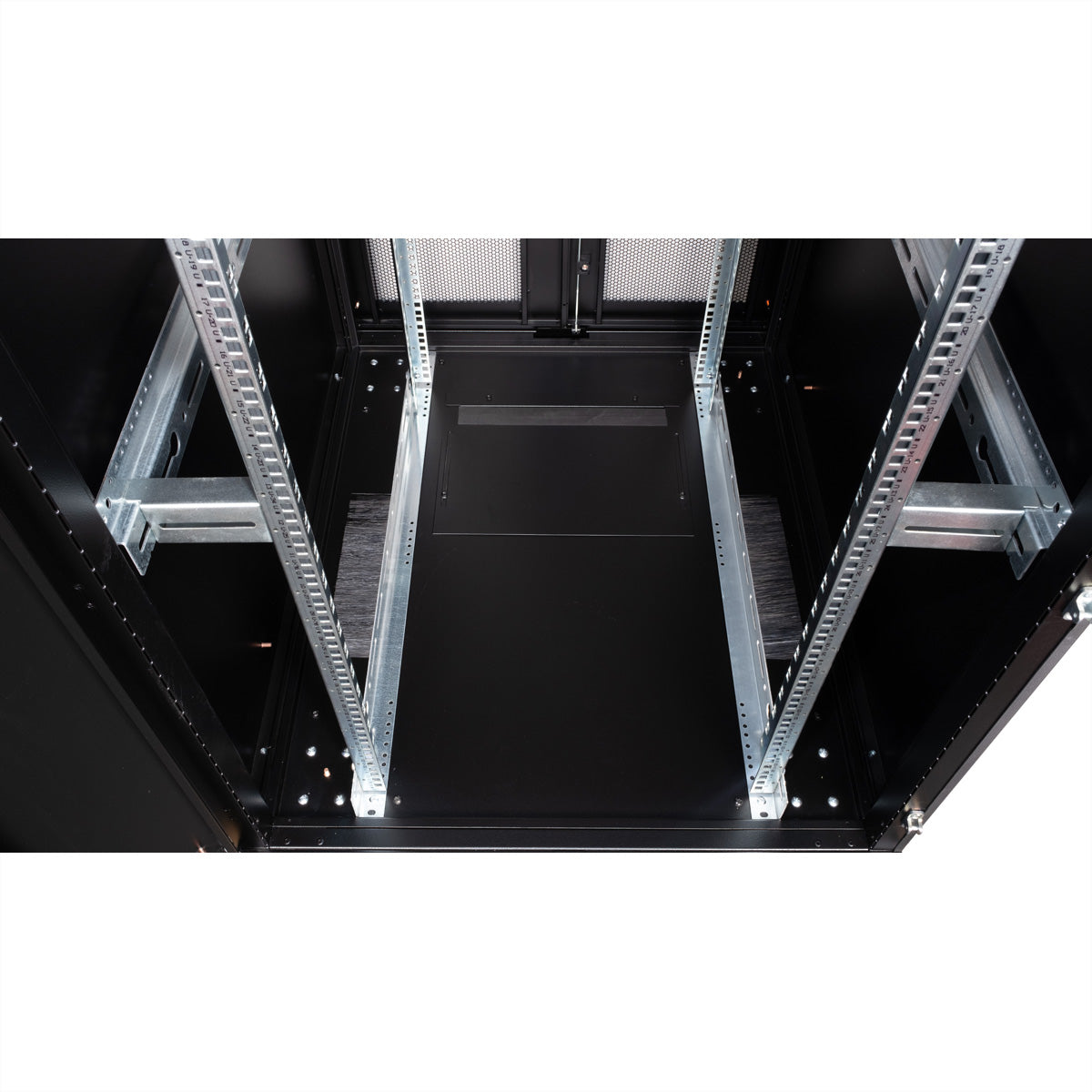 ROLINE Pro – 19" Netzwerkschrank 36U, IP20, abschliessbar, 800 × 1000 × 1705 mm, schwarz, Stahl