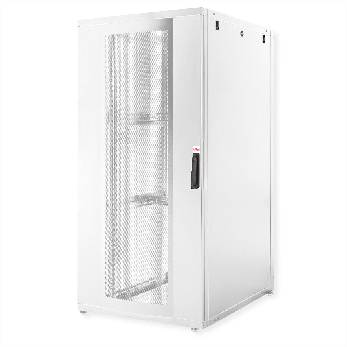 ROLINE Pro – 19" Netzwerkschrank 36U, IP20, abschliessbar, 800 × 1000 × 1705 mm, lichtgrau, Stahl