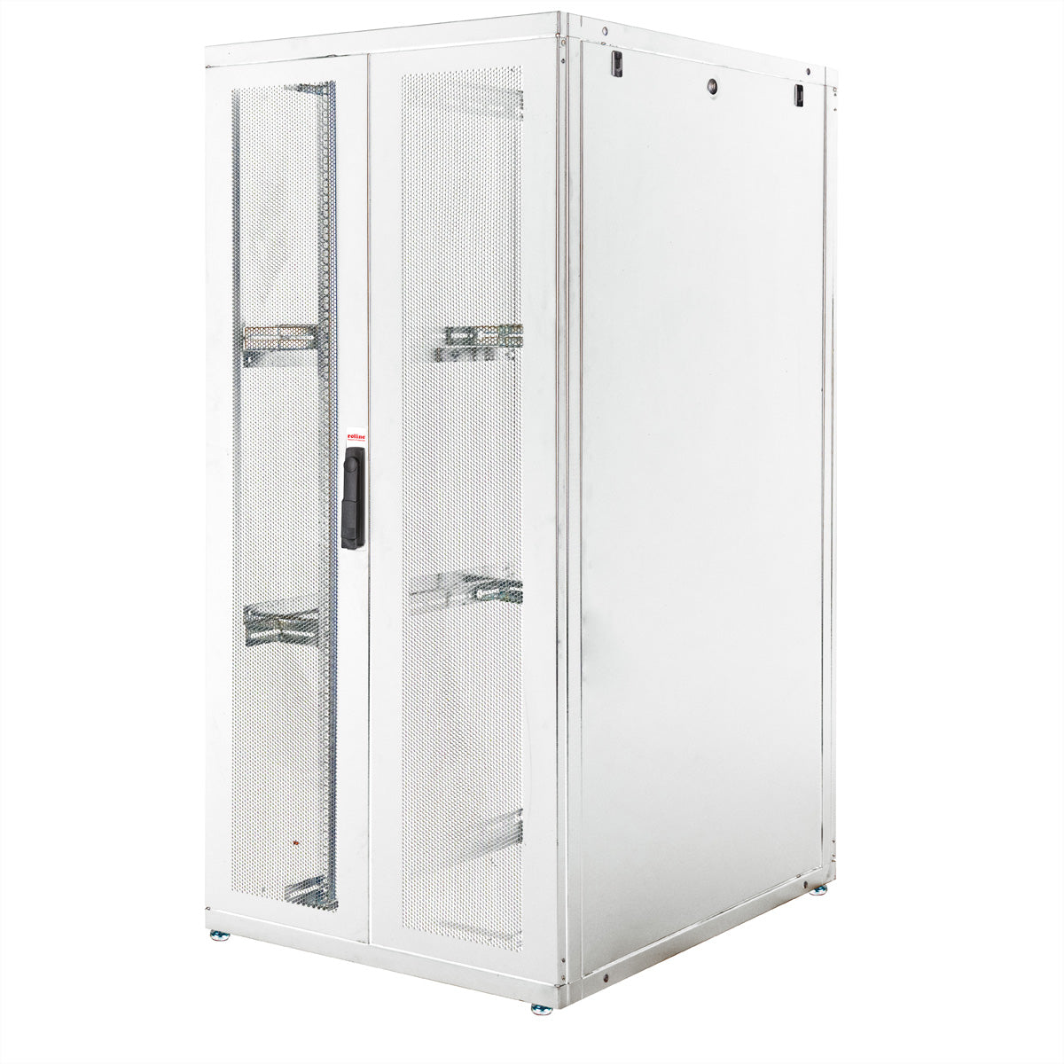 ROLINE Pro – 19" Netzwerkschrank 36U, IP20, abschliessbar, 800 × 1000 × 1705 mm, lichtgrau, Stahl