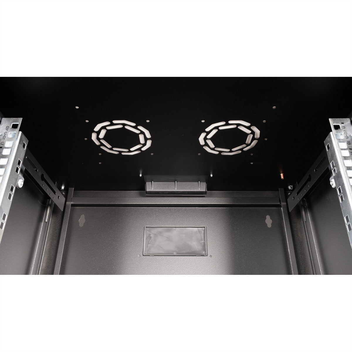 ROLINE Pro – 19" Wandverteiler 7U, IP20, abschliessbar, 600 × 450 × 418 mm, schwarz, Stahl