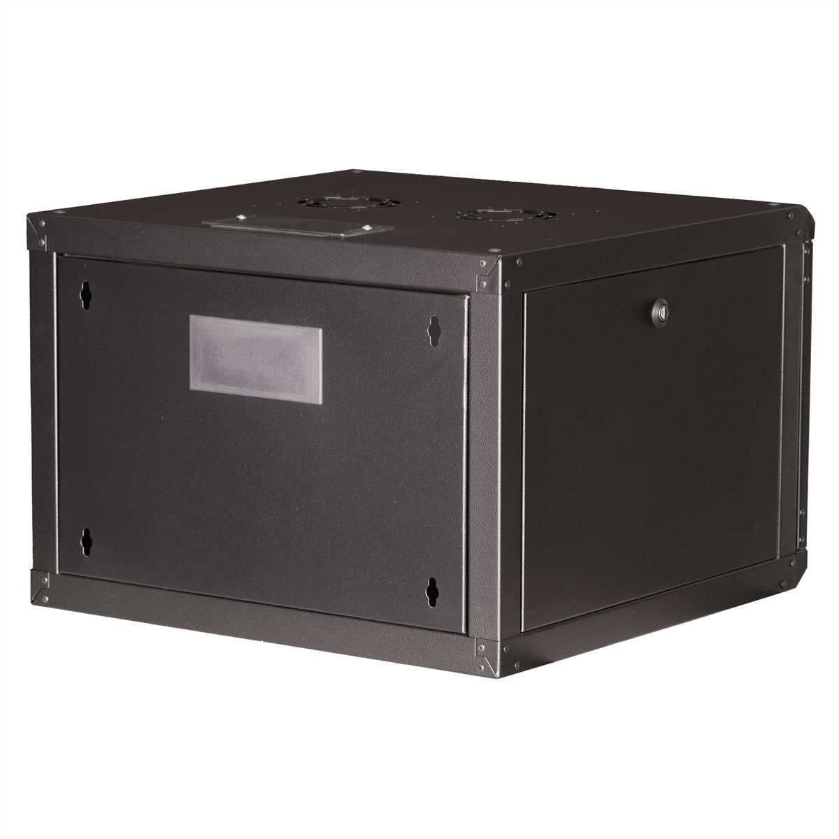 ROLINE Pro 7 HE – 19" Wandverteiler 7U, IP20, abschliessbar, 600 × 600 × 418 mm, schwarz, Stahl