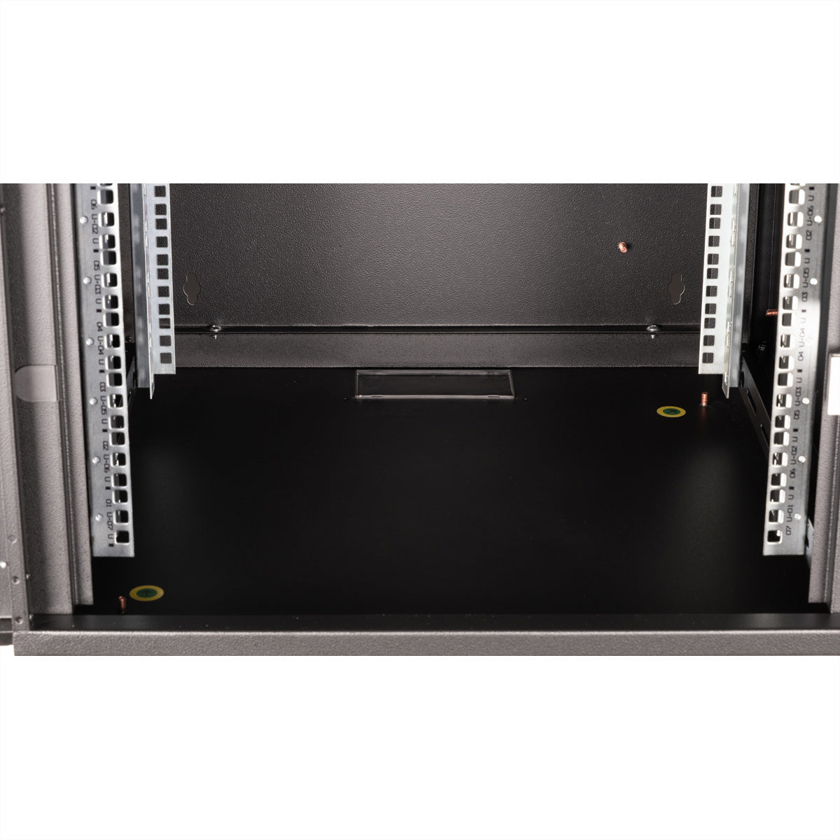 ROLINE Pro 7 HE – 19" Wandverteiler 7U, IP20, abschliessbar, 600 × 600 × 418 mm, schwarz, Stahl