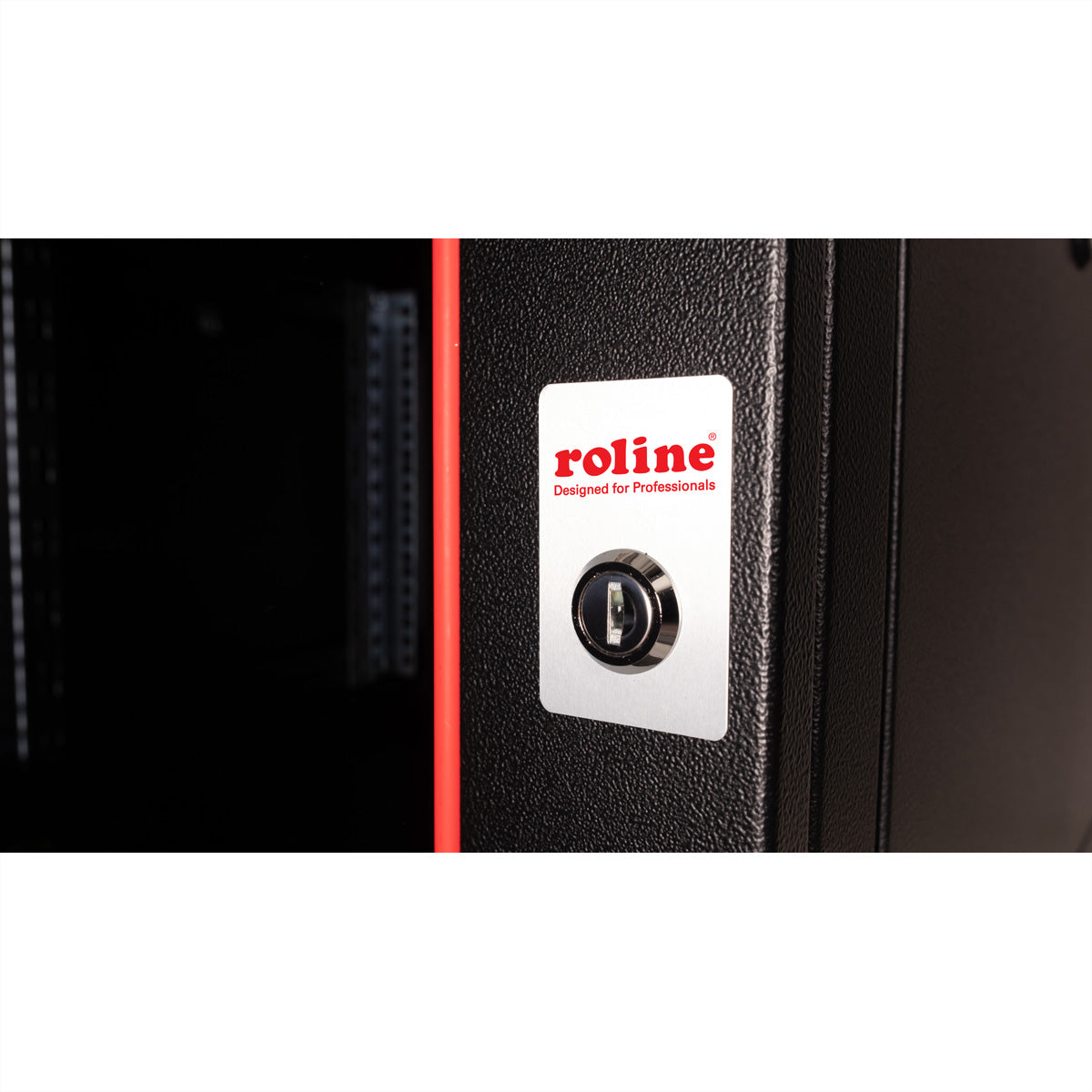 ROLINE Pro 7 HE – 19" Wandverteiler 7U, IP20, abschliessbar, 600 × 600 × 418 mm, schwarz, Stahl