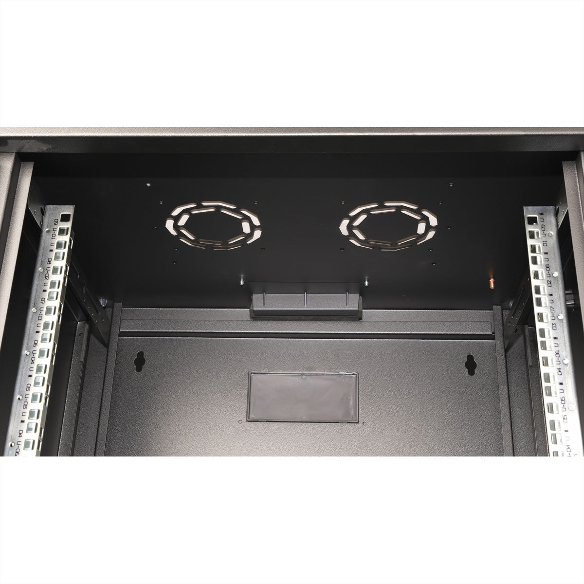 ROLINE Pro – 19" Wandverteiler 9U, IP20, abschliessbar, 600 × 450 × 505 mm, schwarz, Stahl
