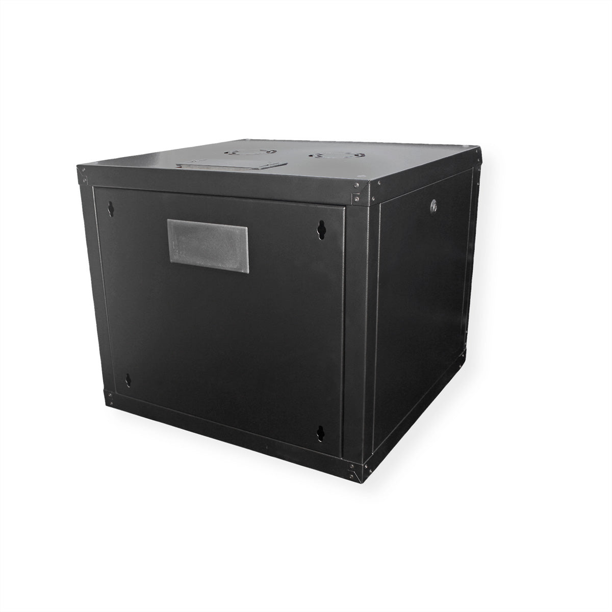 ROLINE Pro – 19" Wandverteiler 9U, IP20, abschliessbar, 600 × 600 × 505 mm, schwarz, Stahl