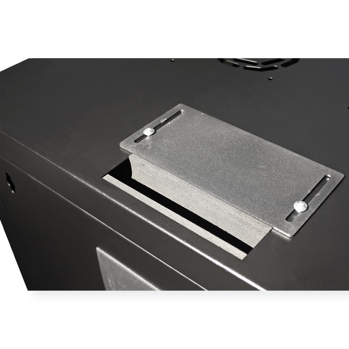 ROLINE Pro – 19" Wandverteiler 9U, IP20, abschliessbar, 600 × 600 × 505 mm, schwarz, Stahl