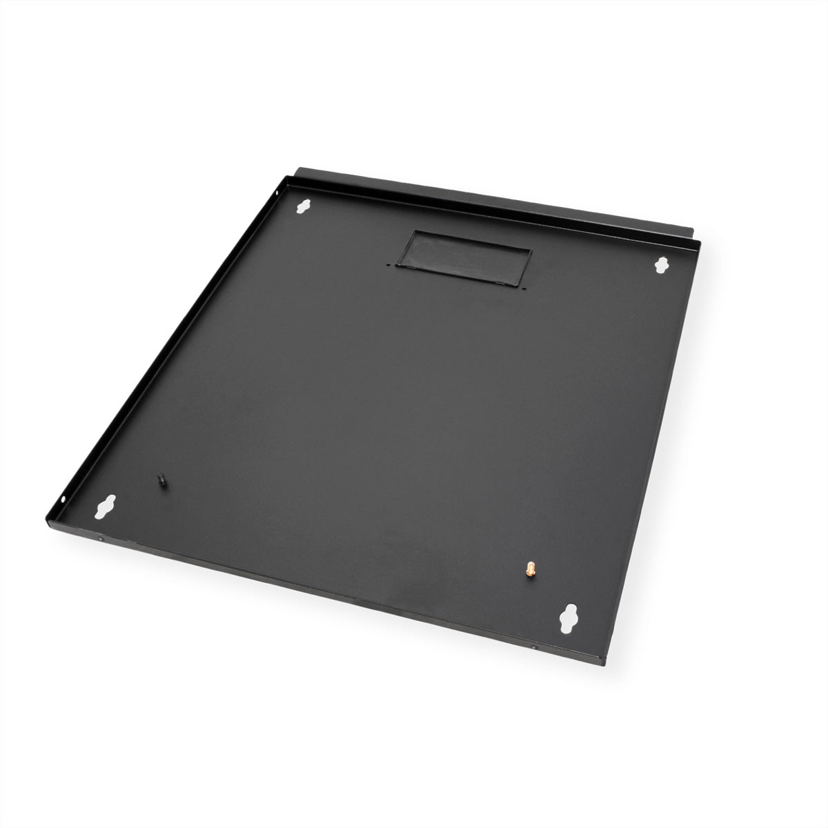 ROLINE Pro – 19" Wandverteiler 12U, IP20, abschliessbar, 450 × 600 × 640 mm, schwarz, Stahl