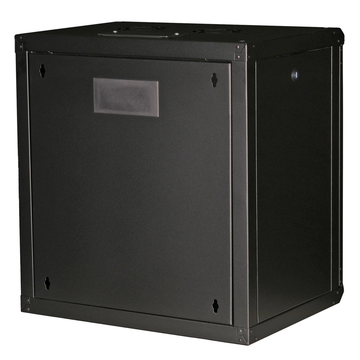 ROLINE Pro – 19" Wandverteiler 12U, IP20, abschliessbar, 450 × 600 × 640 mm, schwarz, Stahl