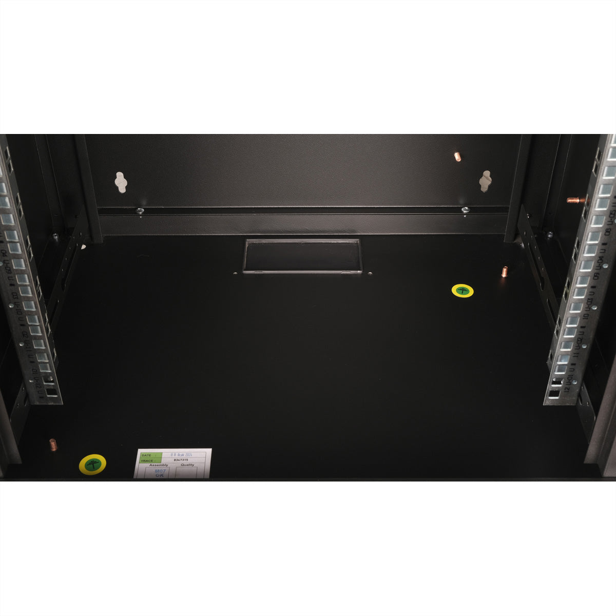 ROLINE Pro – 19" Wandverteiler 12U, IP20, abschliessbar, 450 × 600 × 640 mm, schwarz, Stahl