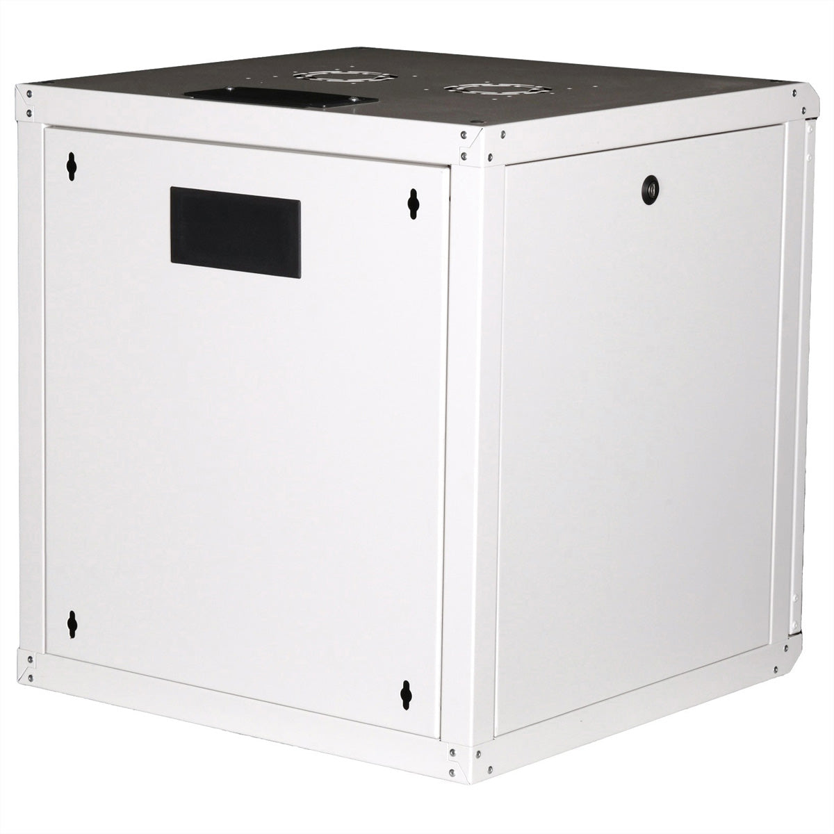ROLINE Pro – 19" Wandverteiler 12U, IP20, abschliessbar, 600 × 600 × 640 mm, lichtgrau, Stahl