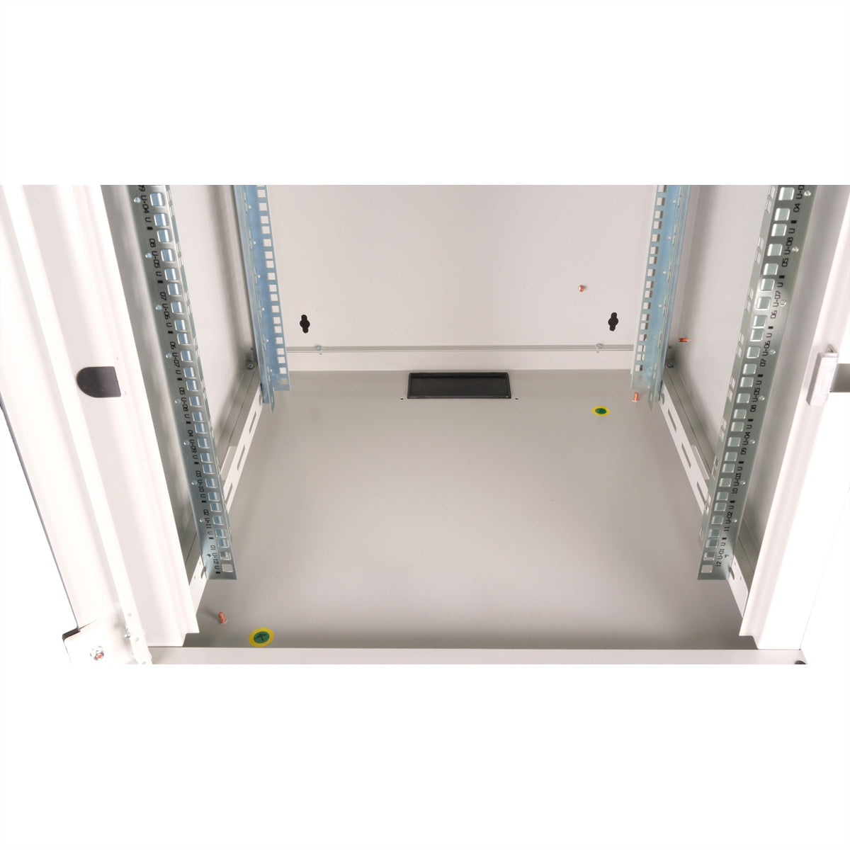 ROLINE Pro – 19" Wandverteiler 12U, IP20, abschliessbar, 600 × 600 × 640 mm, lichtgrau, Stahl
