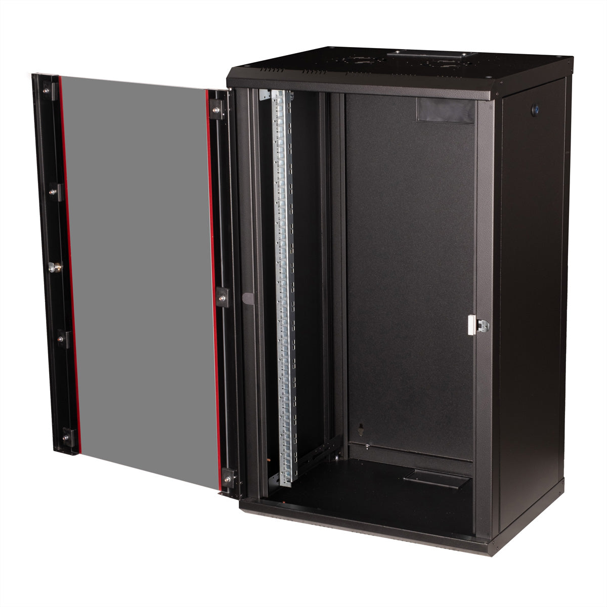 ROLINE Pro 20 HE – 19" Wandverteiler 20U, IP20, abschliessbar, 450 × 600 × 996 mm, schwarz, Stahl