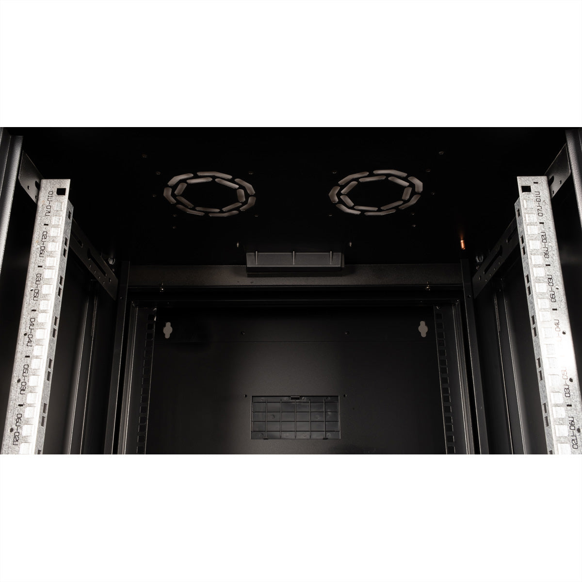 ROLINE Pro – 19" Wandverteiler 7U, IP20, abschliessbar, 600 × 600 × 418 mm, schwarz