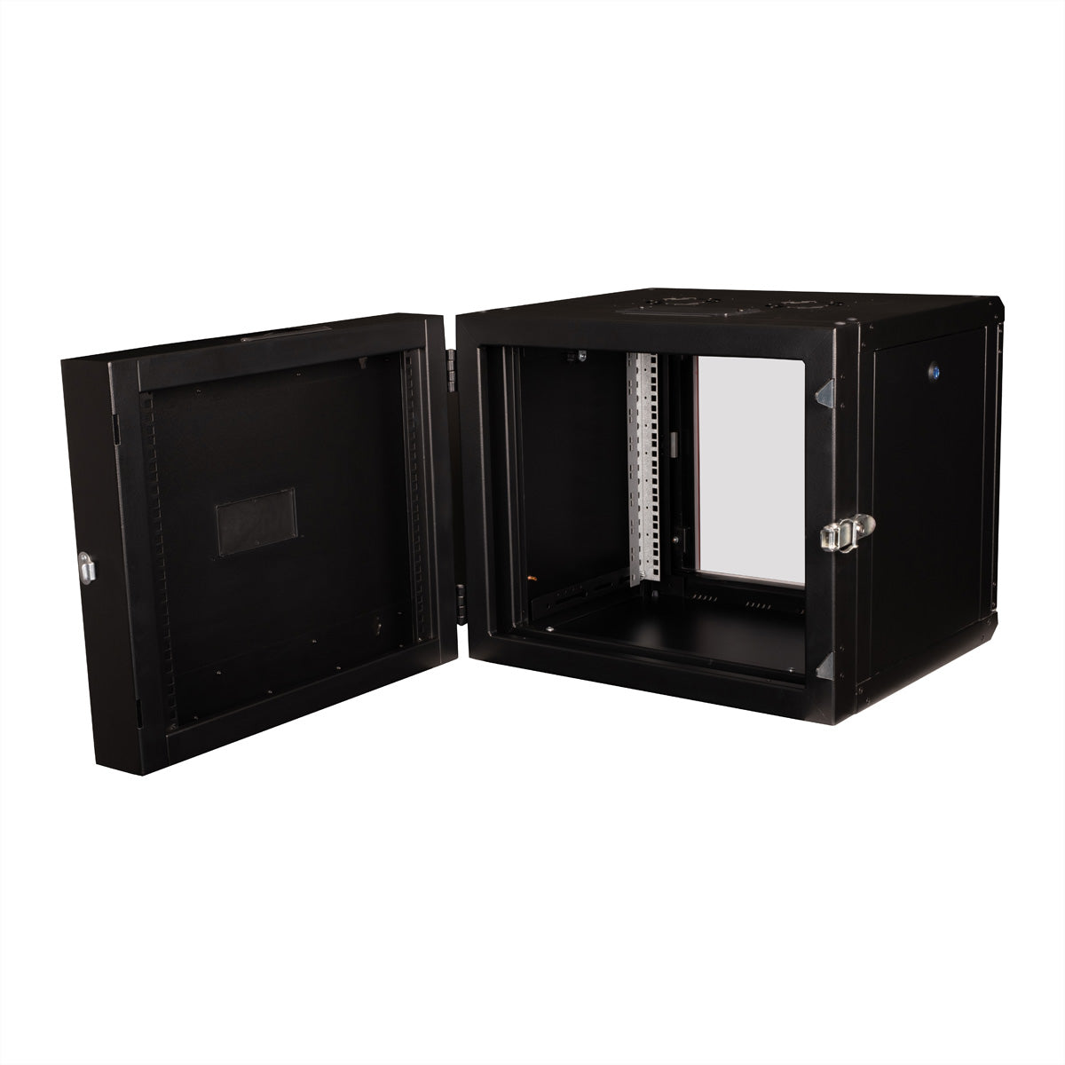ROLINE Pro – 19" Wandverteiler 9U, IP20, abschliessbar, 600 × 600 × 505 mm, schwarz