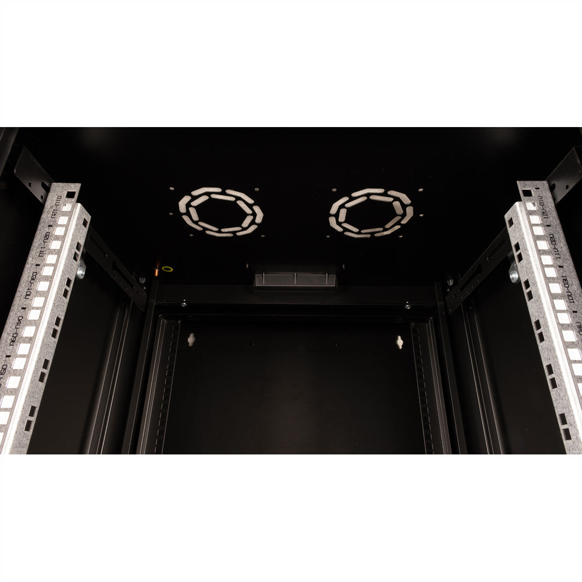 ROLINE Pro – 19" Wandverteiler 12U, IP20, abschliessbar, 600 × 600 × 640 mm, schwarz, Stahl