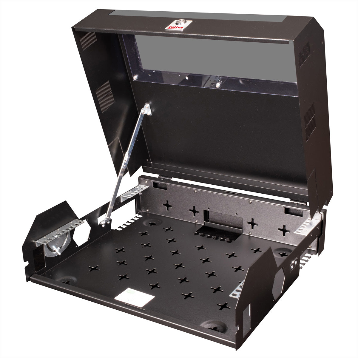 ROLINE Basic – 19" Wandverteiler 5U, IP20, abschliessbar, 500 × 475 × 475 mm, schwarz