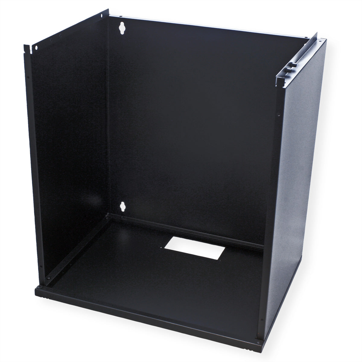 ROLINE Basic – 19" Wandverteiler 12U, IP20, abschliessbar, 540 × 400 × 595 mm, schwarz