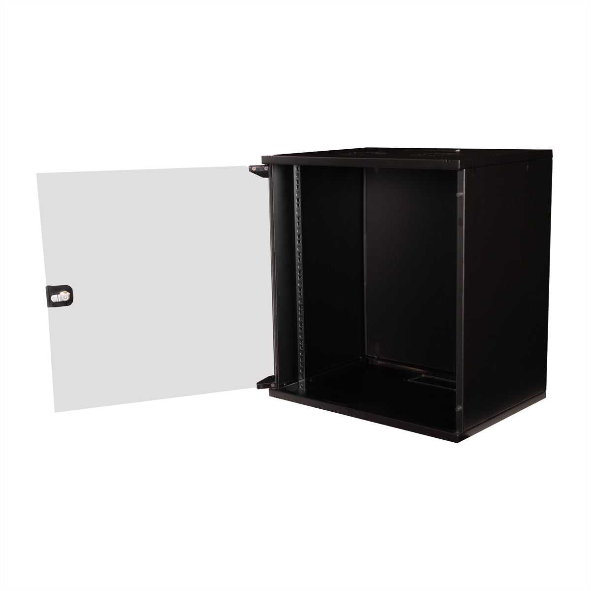 ROLINE Basic – 19" Wandverteiler 12U, IP20, abschliessbar, 540 × 400 × 595 mm, schwarz