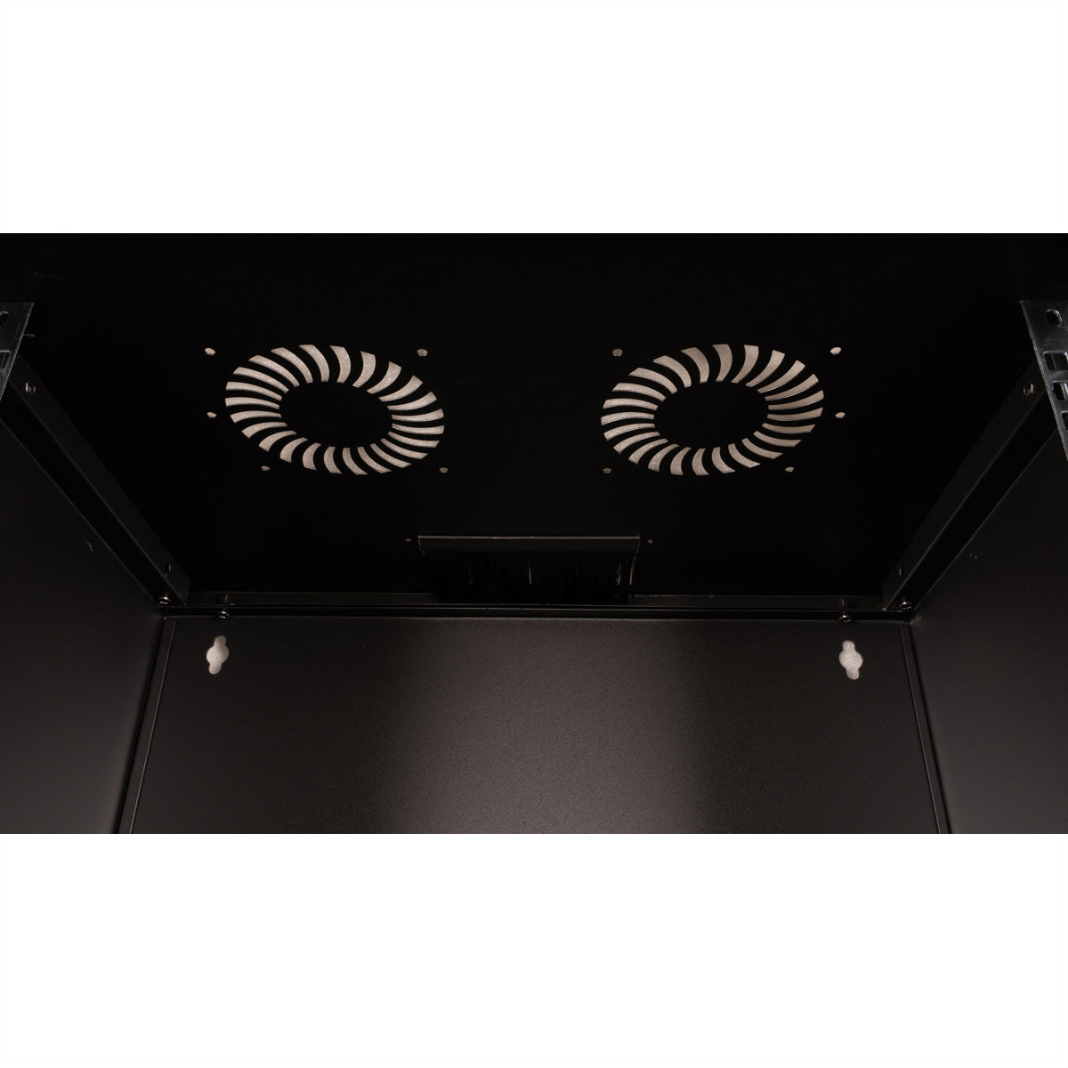 ROLINE Basic – 19" Wandverteiler 12U, IP20, abschliessbar, 540 × 400 × 595 mm, schwarz
