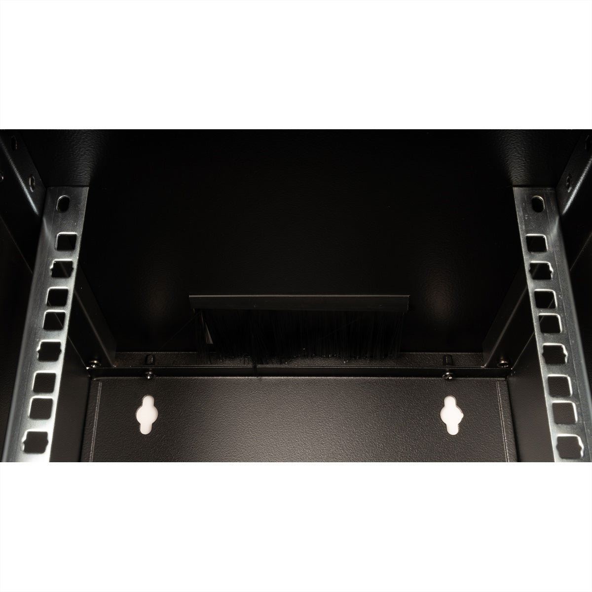 ROLINE 10" Wandverteiler 12U, IP20, abschliessbar, 300 × 300 × 595 mm, schwarz, Stahl