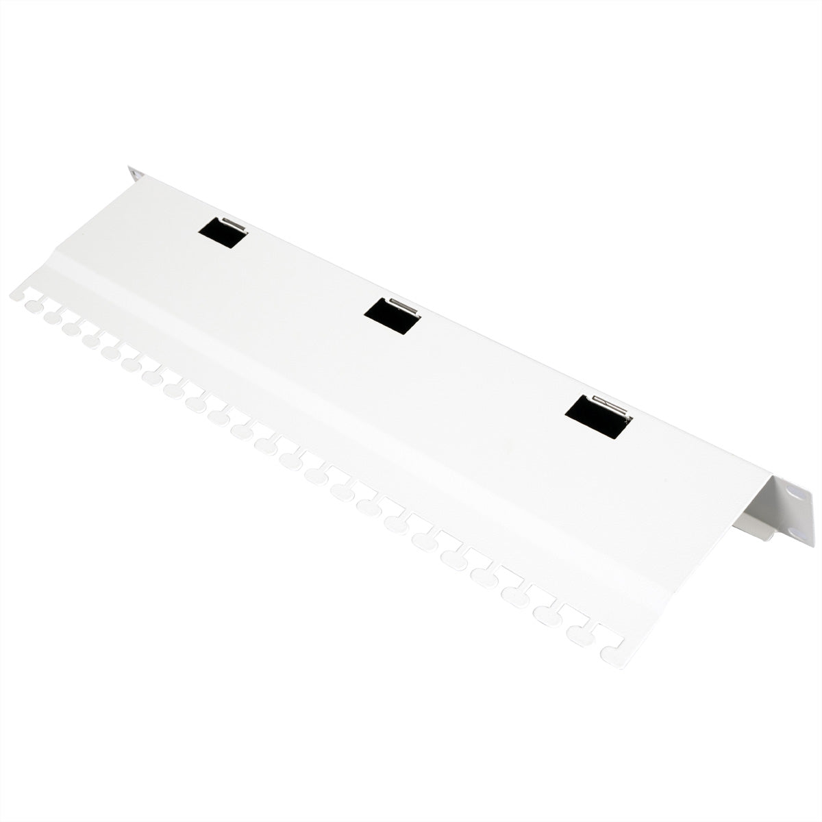 ROLINE 19" Rangierpanel 1U mit Bürstenleiste, 483×118×44 mm – Grau