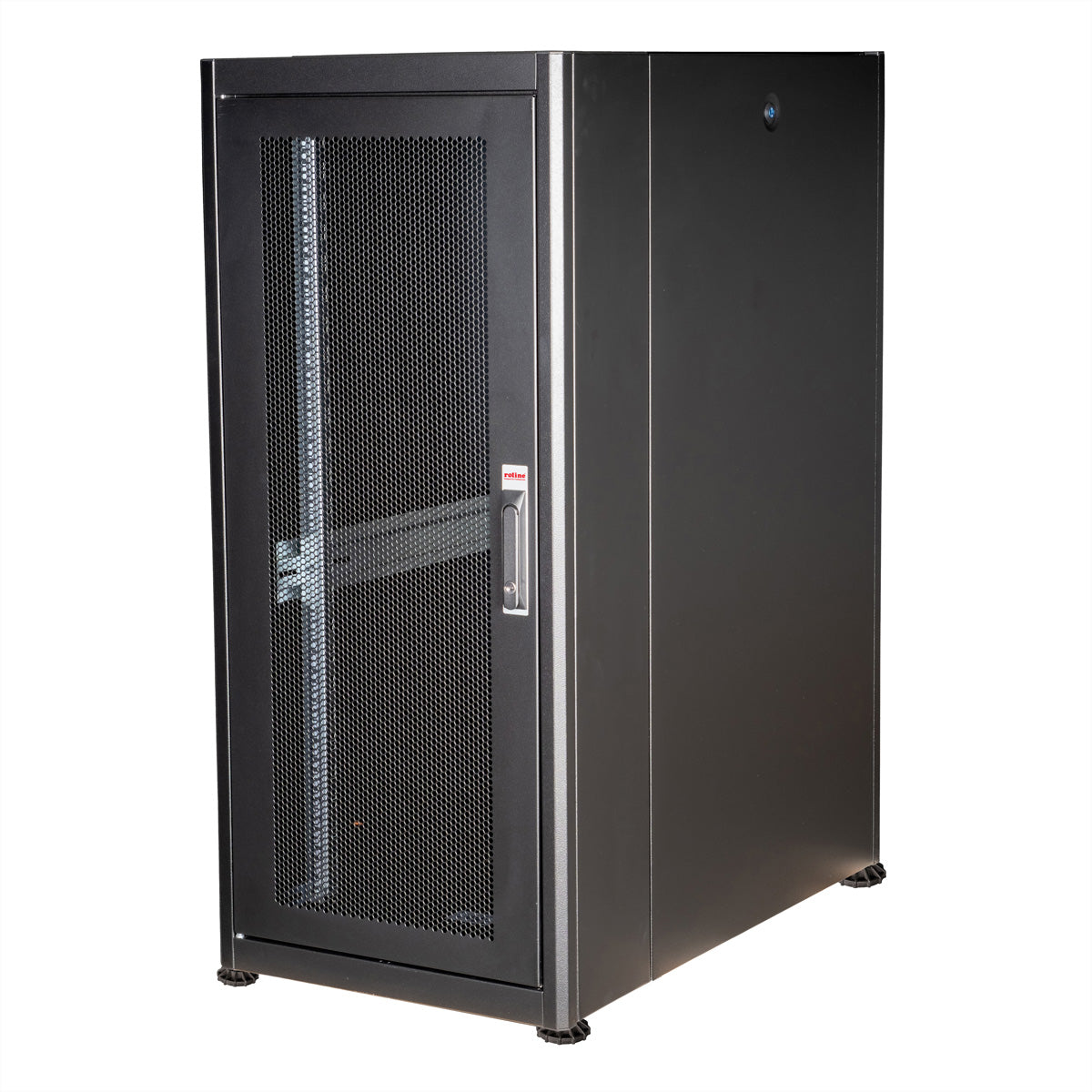 ROLINE Basic – 19" Netzwerkschrank 26U, IP20, abschliessbar, 600 × 1000 × 1300 mm, schwarz, Stahl