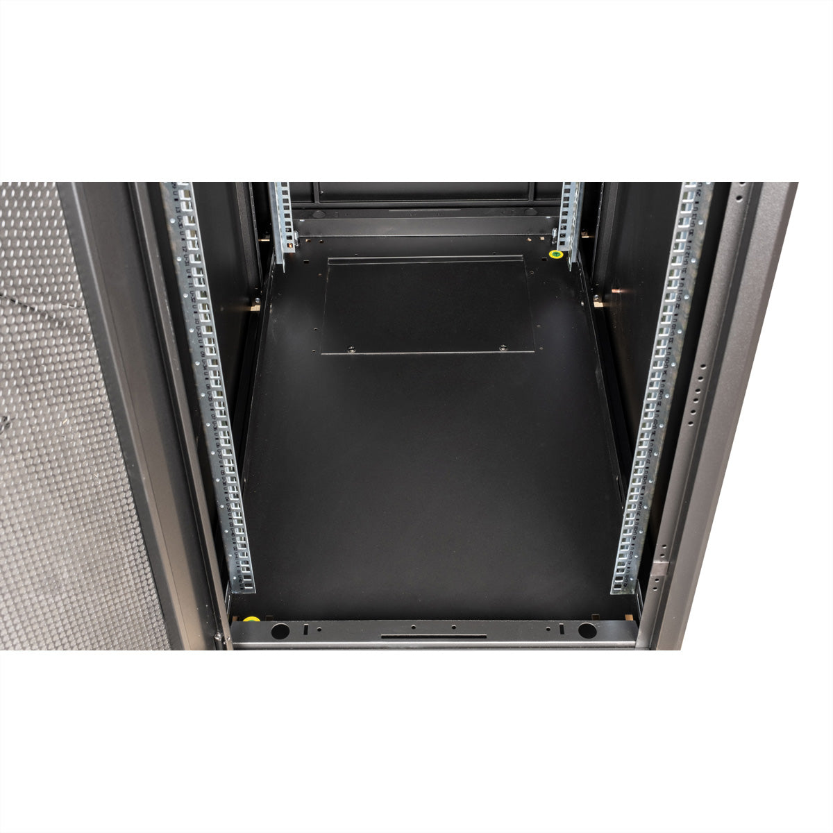 ROLINE Basic – 19" Netzwerkschrank 42U, IP20, abschliessbar, 600 × 1000 × 2010 mm, schwarz, Stahl