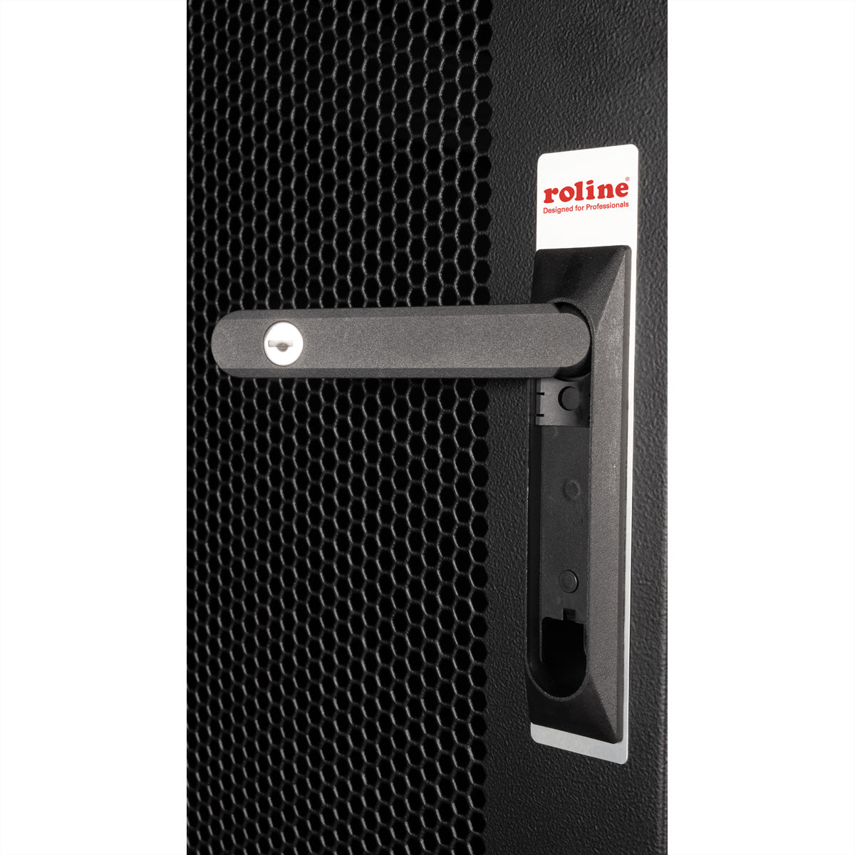 ROLINE Basic – 19" Netzwerkschrank 42U, IP20, abschliessbar, 600 × 1000 × 2010 mm, schwarz, Stahl