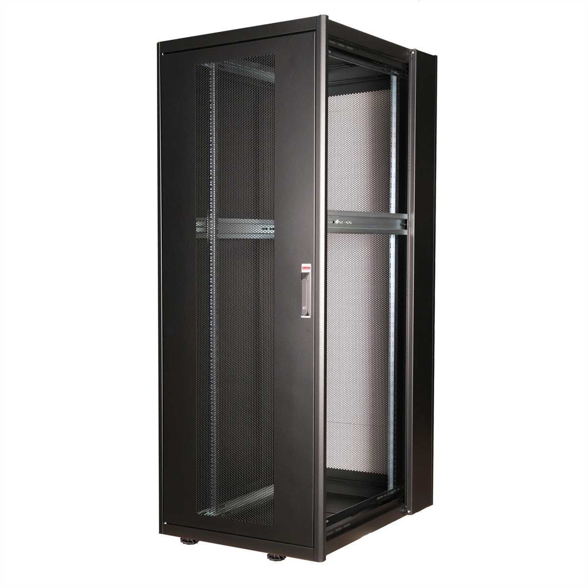 ROLINE Basic – 19" Netzwerkschrank 42U, IP20, abschliessbar, 800 × 1000 × 2010 mm, schwarz, Stahl