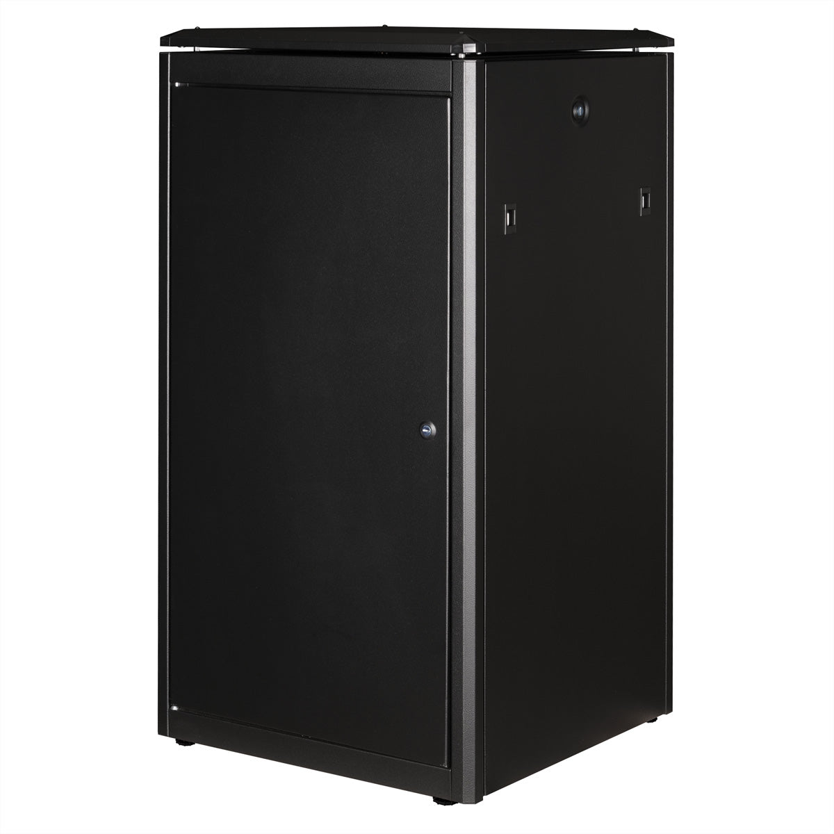 ROLINE Pro – 19" Netzwerkschrank 22U, IP20, abschliessbar, 600 × 600 × 1164 mm, schwarz, Stahl