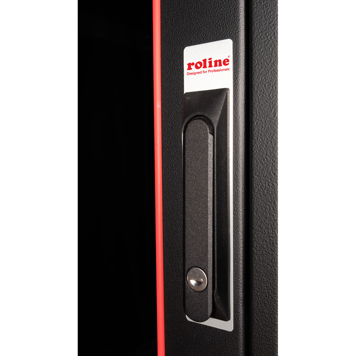 ROLINE Pro – 19" Netzwerkschrank 22U, IP20, abschliessbar, 600 × 800 × 1164 mm, schwarz, Stahl