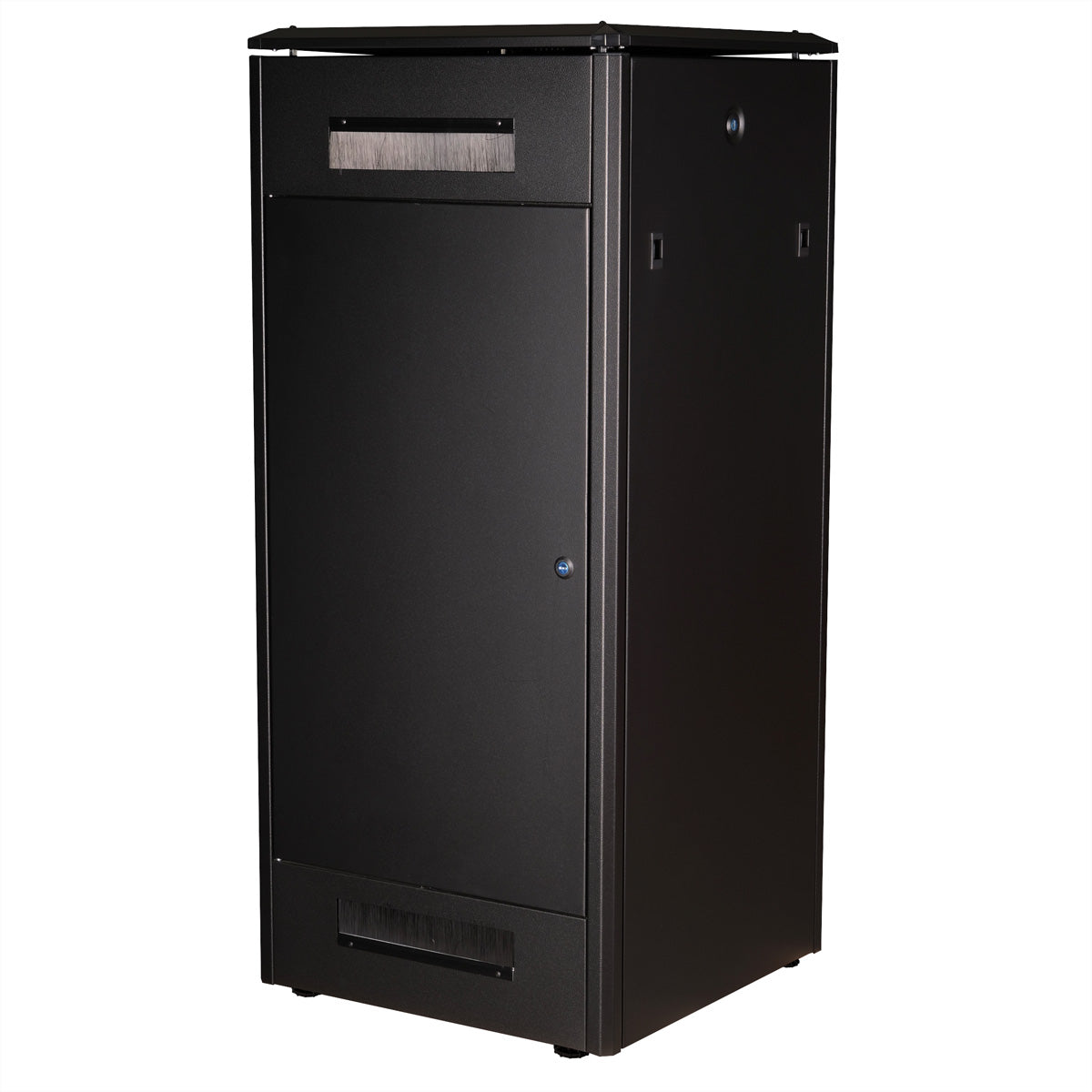 ROLINE Pro – 19" Netzwerkschrank 26U, IP20, abschliessbar, 600 × 600 × 1342 mm, schwarz, Stahl