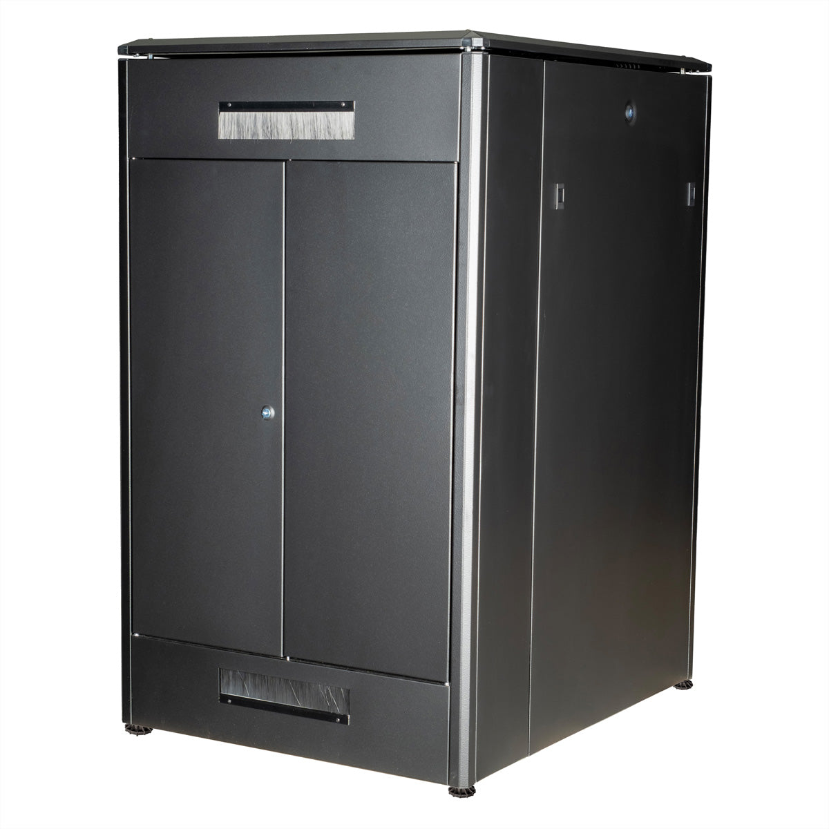 ROLINE Pro – 19" Netzwerkschrank 26U, IP20, abschliessbar, 800 × 1000 × 1342 mm, schwarz, Stahl