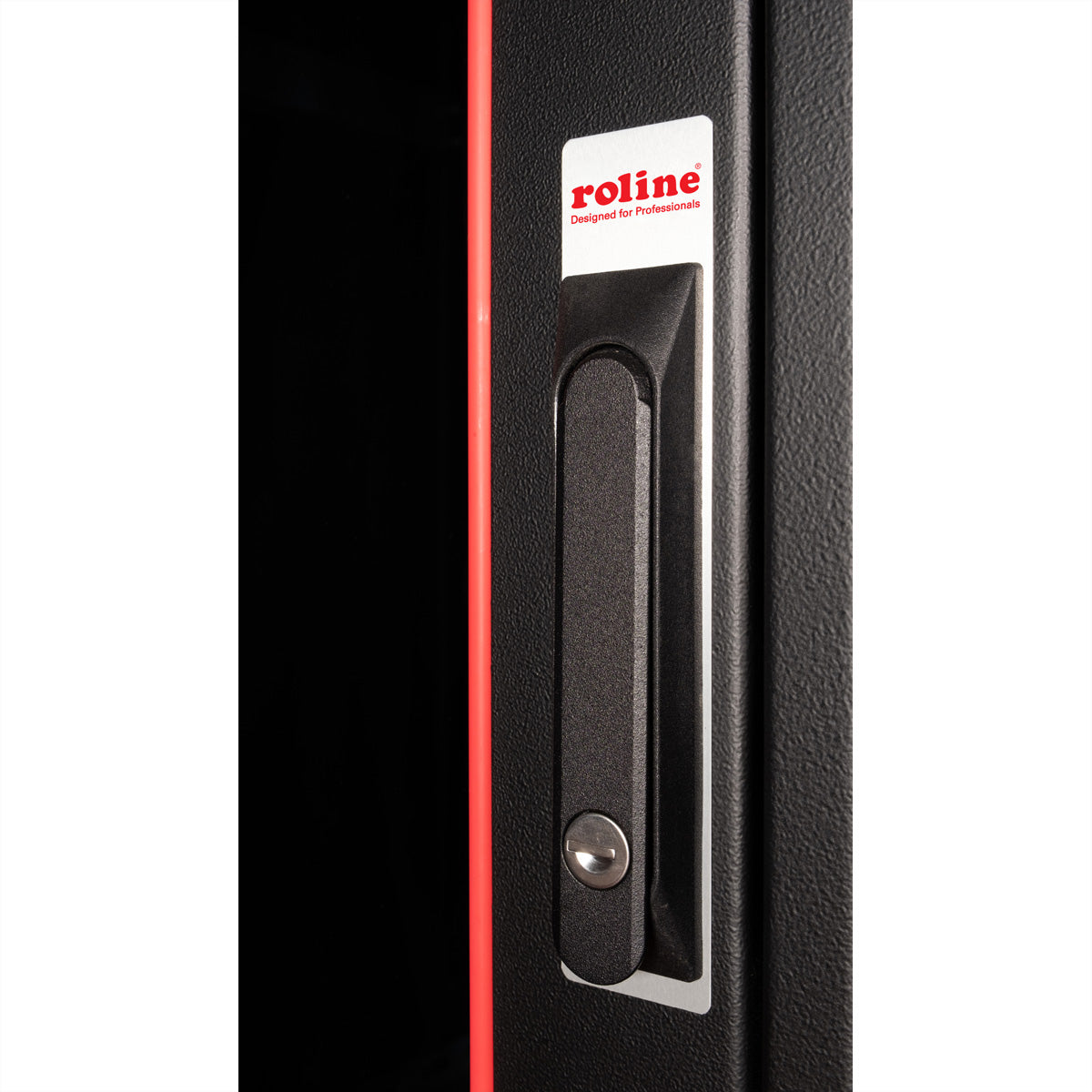 ROLINE Pro – 19" Netzwerkschrank 32U, IP20, abschliessbar, 600 × 800 × 1609 mm, schwarz, Stahl