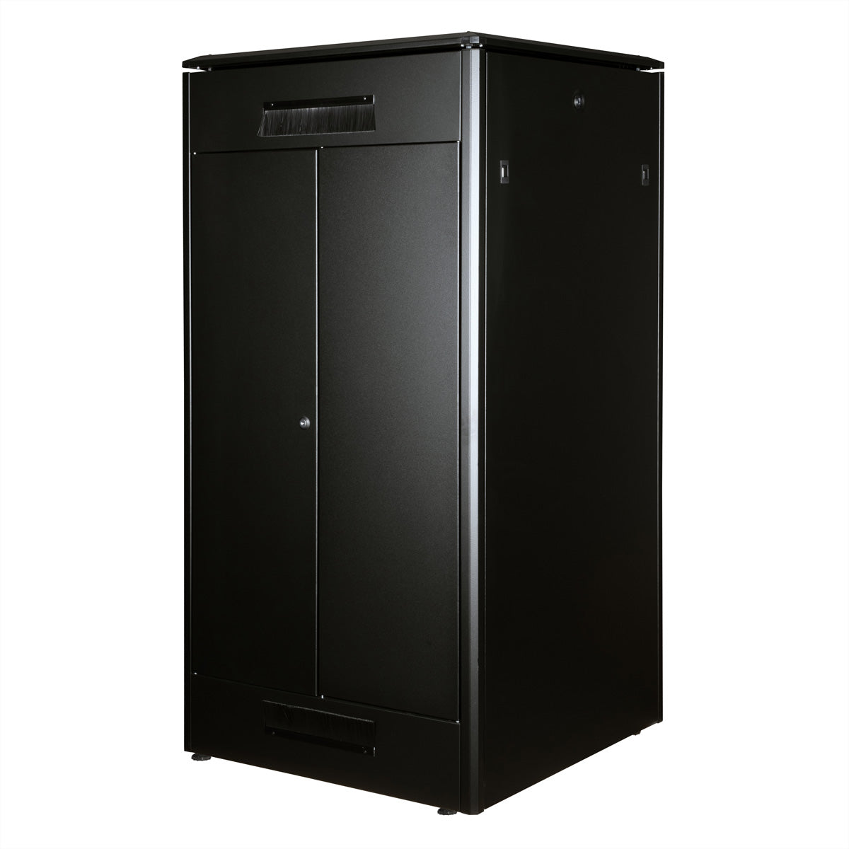 ROLINE Pro – 19" Netzwerkschrank 32U, IP20, abschliessbar, 800 × 800 × 1609 mm, schwarz, Stahl