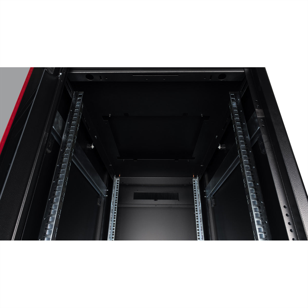 ROLINE Pro – 19" Netzwerkschrank 42U, IP20, abschliessbar, 600 × 1000 × 2053 mm, schwarz, Stahl
