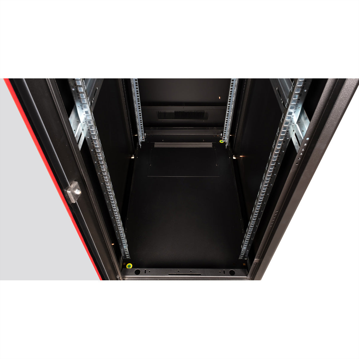 ROLINE Pro – 19" Netzwerkschrank 42U, IP20, abschliessbar, 600 × 1000 × 2053 mm, schwarz, Stahl